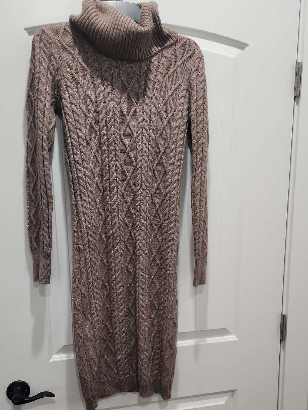 Sincerely Jules Cable Knit Sweater - Taupe Brown